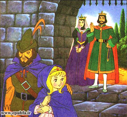 ملکهی بدجنس، دختر را به روستایی فرستاد و او را به خانواده دهقانی سپرد تا در آنجا کار کند.